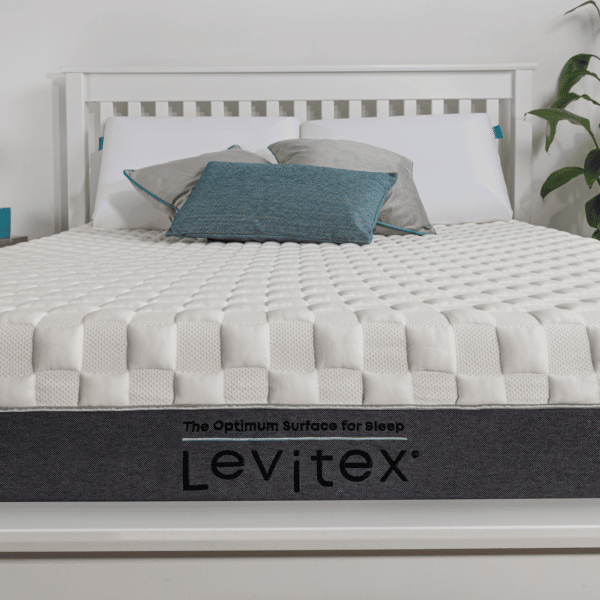 Levitex mattress on a bed
